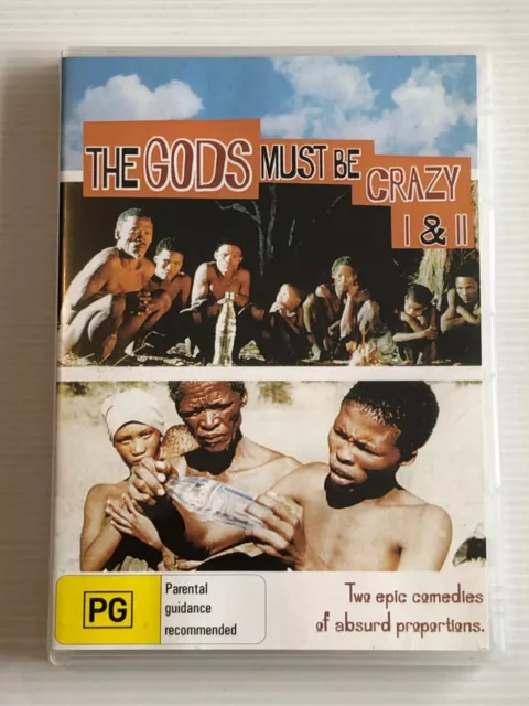 The Gods Must Be Crazy - 1 & 2 (I & II) DVD All Regions (Nixau, Lena Farugia)