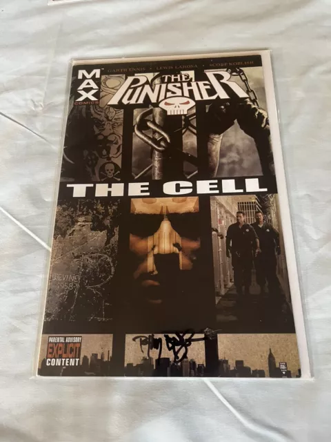 Punisher The Cell #1 Signed by Tim Bradstreet Marvel Comics 2005 (VG)