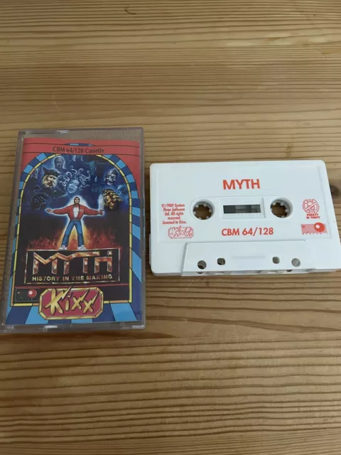 Myth Commodore C64 Kassette Kixx Version getestet sehr guter Zustand selten