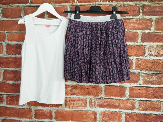 Girls Bundle Aged 7-8 Years Monsoon Next White Top Party Skirt Sparkly 128Cm