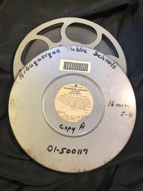 vintage 16mm film Parliamentary Procedure In Action (second edition)