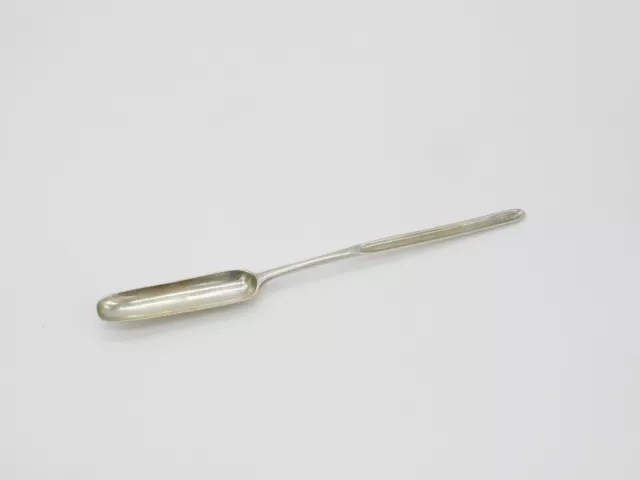 Sterling Silver Bone Marrow Spoon Antique Victorian London 1885