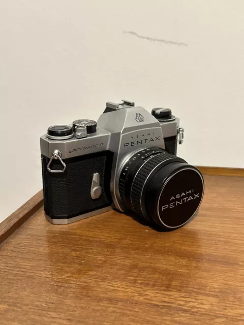 Asahi Pentax Spotmatic with SMC Takamur 55mm f2 lens
