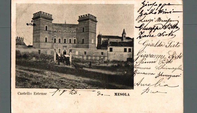 Ferrara Mesola Castello Estense F. piccolo  spedita