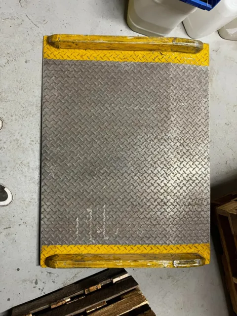 Aluminum loading dock plate 3x4 ft