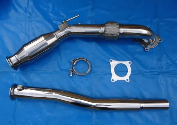 Downpipe + 200 Zellenkat Audi A3 8P TT VW EOS 2.0 2,0 TFSI 147 KW 3 Zoll 76 mm