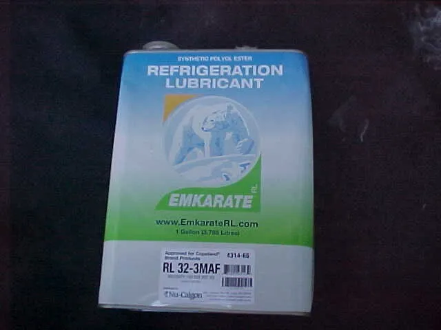 1 Gallon Synthetic Polyol Ester Refrigeration Lubricant RL32-3MAF Viscos. 150