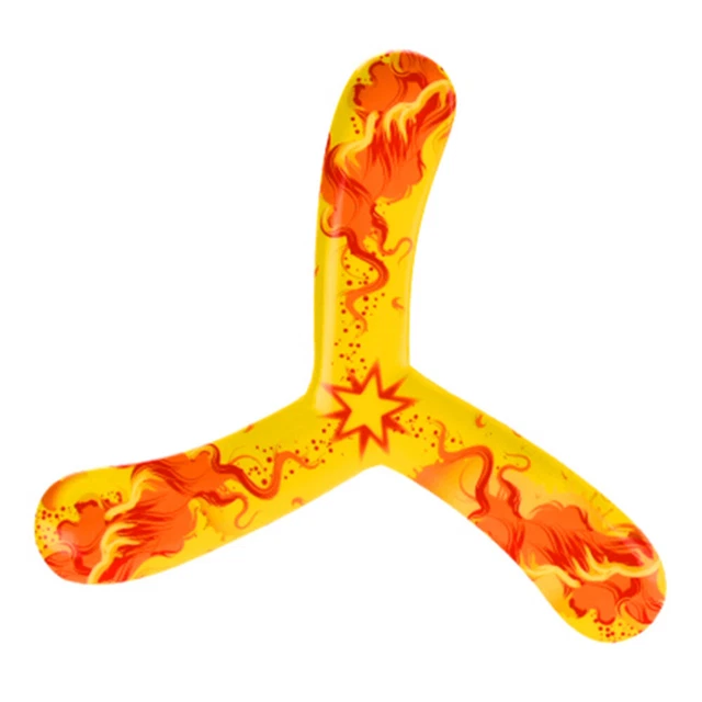1 pieza Leisure Sports Boomerang Toy interesante juguete boomerang al aire libre (al azar)