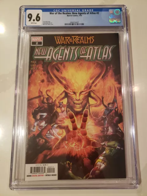 War of the Realms New Agents of Atlas 2 CGC 9.6 Marvel Comics 2019