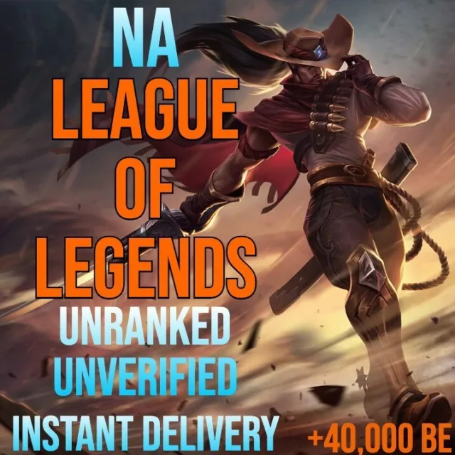 NA | League of Legends Account | 40K BE | Level 30 Smurf | Unranked | LoL FAST