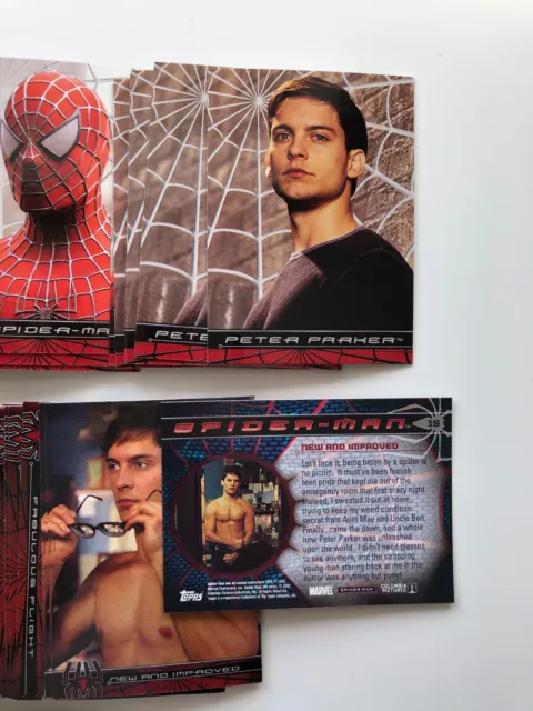 Spider-Man Movie Trading card base set single trading cards by Topps 2002 Marvel 2