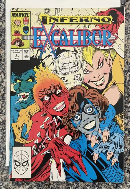 Excalibur Vol. 1 #6 (Marvel, 1989)- VF/NM- Combined Shipping