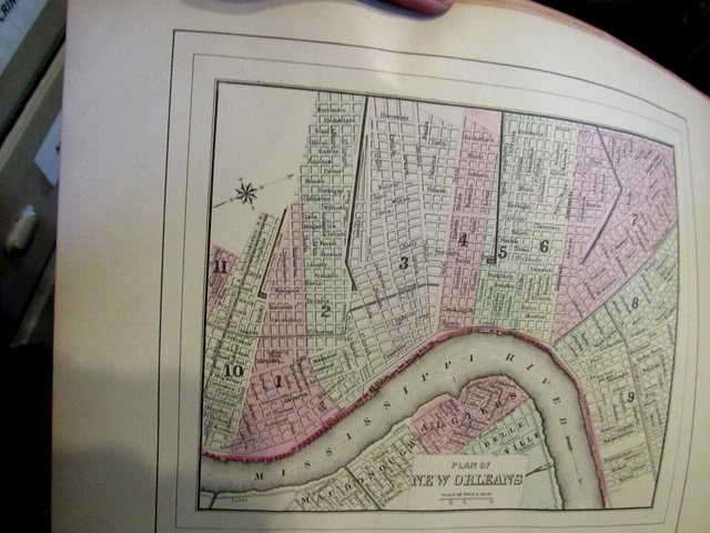 1886 Mitchell's New General Atlas of the World
