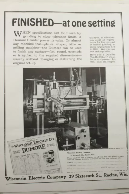 1928 Lamson Goodnow Wisconsin Electric Co Racine WI ADs Dumore Ephemera P1061B 3