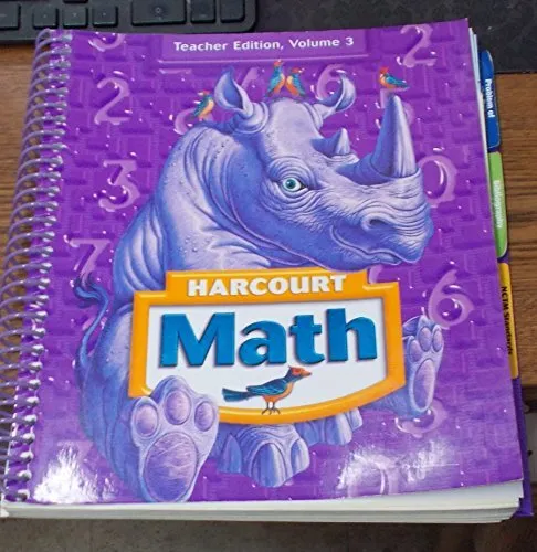 Harcourt Math, Teacher Edition, Grade 4, Volume 3