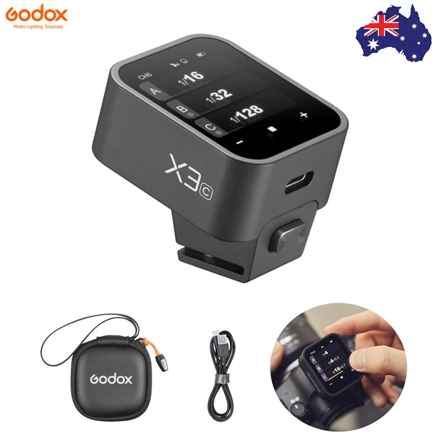 Trigger Godox X3-C Per Flash Canon - Wireless, Touch Screen, HSS, TTL, Con Batteria Ricaricabile - Foto 11