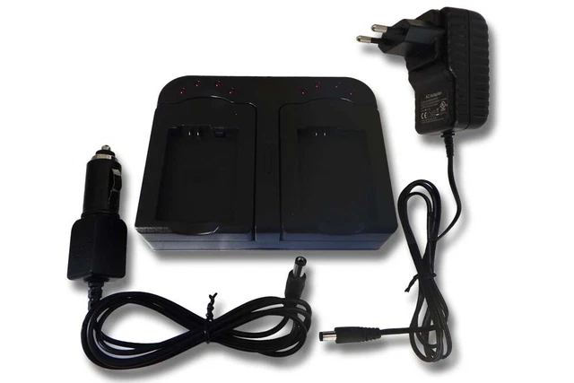 Chargeur double pour Sony Cybershot DSC-RX10 III, DSC-RX10, DSC-RX10 II