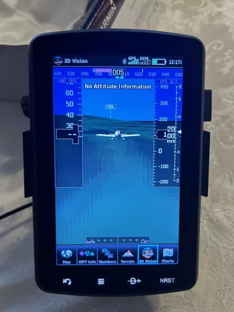 Garmin Aera 796 Touchscreen Aviation GPS With Yoke Cradle Near New