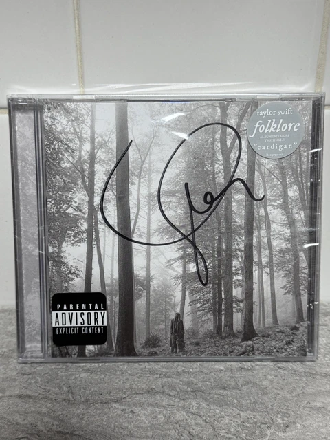 SIGNED 🔥 TAYLOR Swift Folklore CD Album Limited Edition Eras