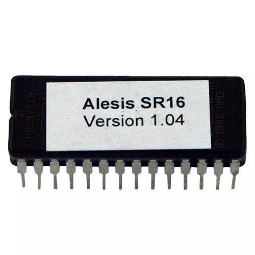 Alesis SR16 Firmware Upgrade OS V1.04 Final Update Sr-16 Eprom