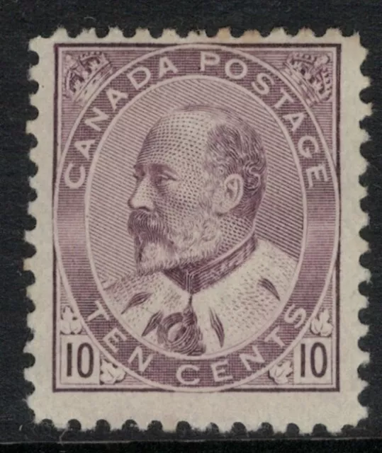 Canada 1903-12 10c brown-lilac MM SG182 Cat £160