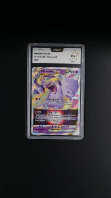Carte Pokémon Française Mewtwo VSTAR 031/078 E&B Pokémon GO PCA 9,5