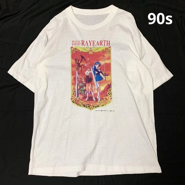 MAGIC KNIGHT RAYEARTH T-Shirt Geeks Rule 15 Print Black L