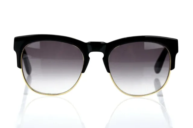 Wildfox Women's Black 'Clubfox' Oval Sunglasses 142917