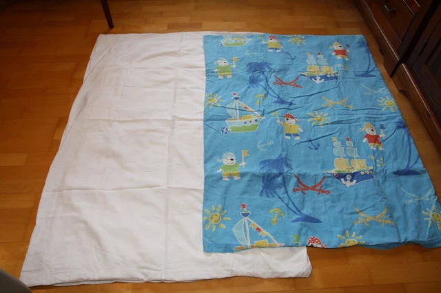 2 St 100% Baumwoll Kinder Steppbett Steppdecke ca. 100 x 135 cm plus Bettbezüge