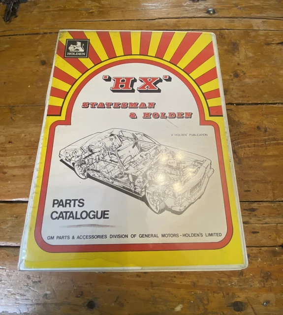 HOLDEN 48 50 FJ FE FC FB Master Parts Catalogue Nasco GMH RARE No M32662  Vintage $395.00 - PicClick AU