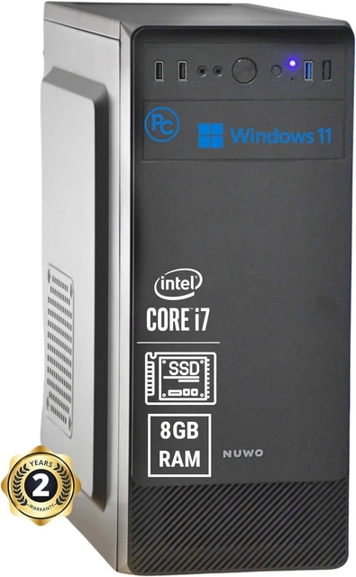 PC COMPUTER DESKTOP INTEL QUAD CORE/HD 1TB/RAM 8GB/ASSEMBLATO