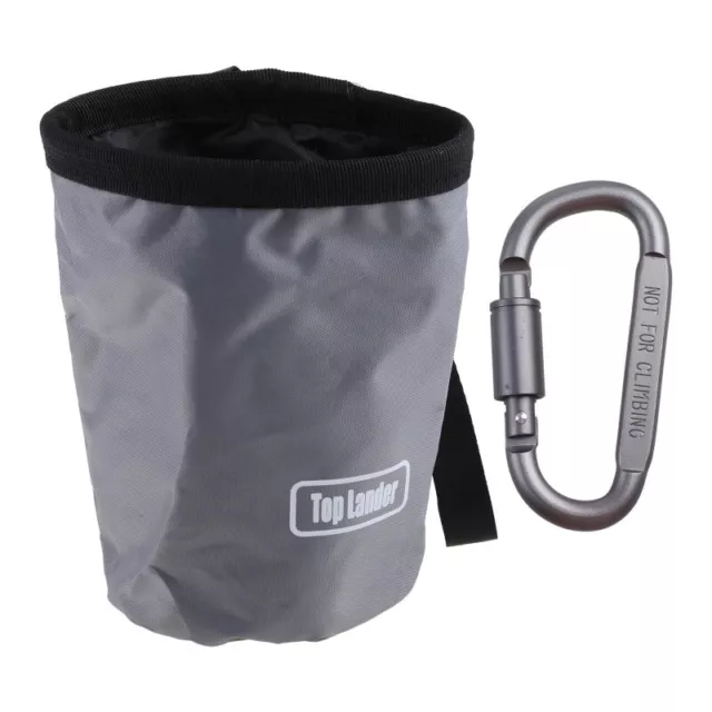 Toplander Chalk Bag for Rock Climbing and Bouldering With Clip