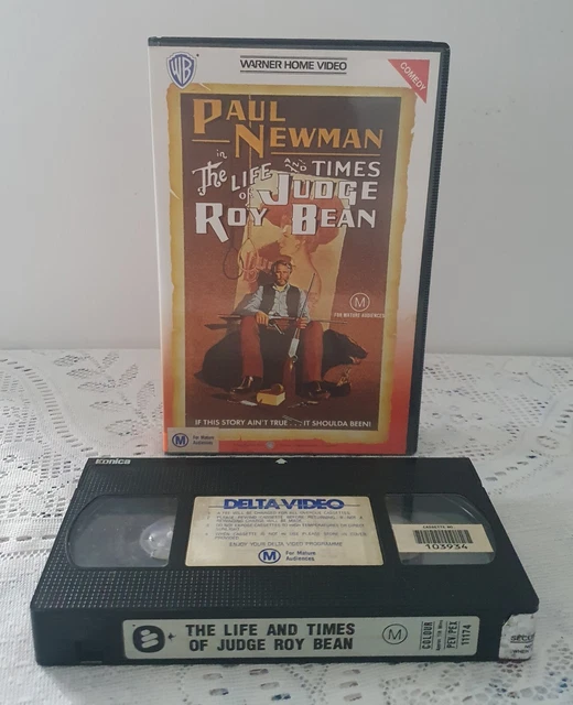 THE LIFE AND Times Of Judge Roy Bean VHS 1972 Paul Newman Ex Rental 6 The life and times of judge roy bean vhs 1972 paul newman ex rental 6