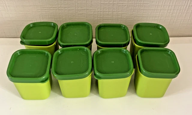 TUPPERWARE LOT DE 8 Ramequins Pour Microvap Avec Couvercles EUR 15,00