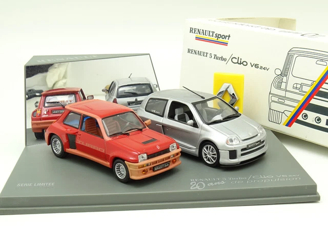 COFFRET RENAULT SPORT RENAULT CLIO RS + V6 PHASE 2 + MEGANE RS Universal Hobbie EUR 120,00 - FR