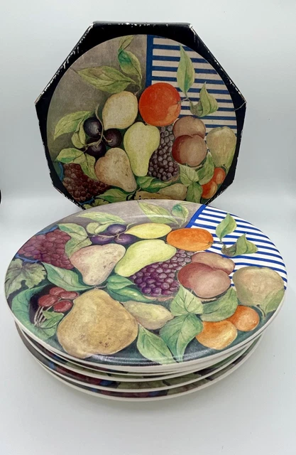 LOT 11 ASSIETTES Gien la ronde des fruits EUR 95,00 - PicClick FR
