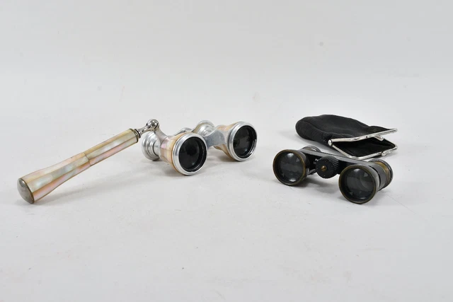 J70G40- 2x cristal de ópera con nácar
