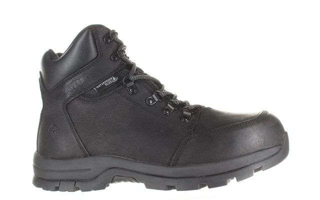 Wolverine Herren Grayson Mid St Arbeitss Tiefel – Stahlkappe, Vollnarbenleder, Wasserdicht