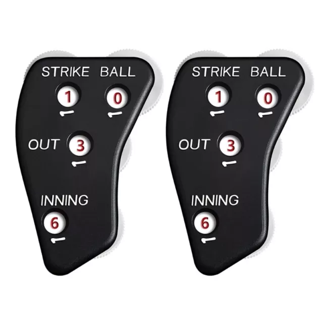 2Pcs Baseball Umpire Counter Softball Umpire Indicator Umpire Equipment