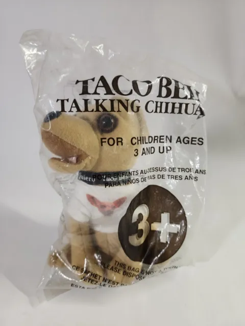 Taco Bell Talking Chihuahua Dog Plush Toy New "How Cool is This" NOT TALKING