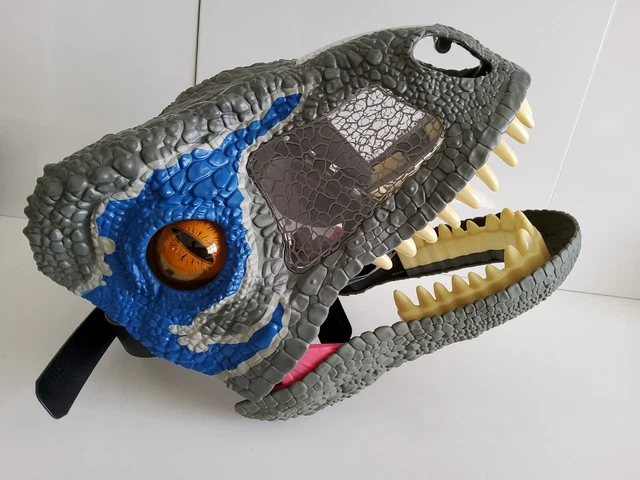 JURASSIC WORLD PARK Chomp N Roar Mask Velociraptor Raptor Blue Dinosaur Cosplay £ - PicClick UK JURASSIC WORLD PARK Chomp N Roar Mask Velociraptor Raptor Blue Dinosaur Cosplay £ - PicClick UK