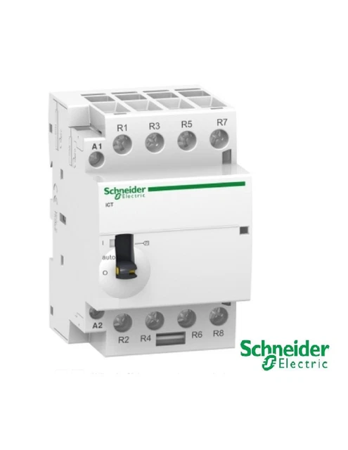 Contacteur Schneider Tétrapolaire 63A 2NO+2NF Bobine 230V AC - Réf. A9C20868