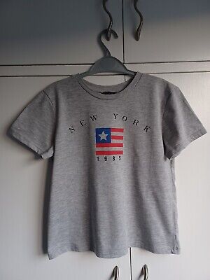 T-shirt ragazza grigio marle New York di M&Co - età 12