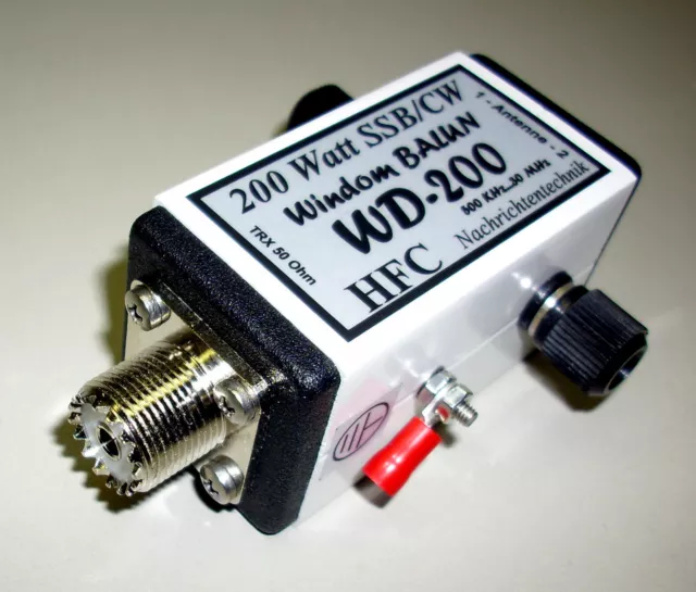 WD-200 Windom Balun 1:6 /  0,5-30 MHz / 200 W