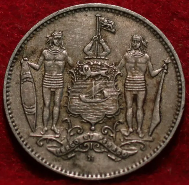 1938 British North Borneo One Cent Clad Foreign Coin