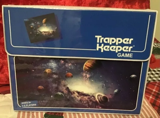 Trapper Keeper Blue Solar System Cover Game