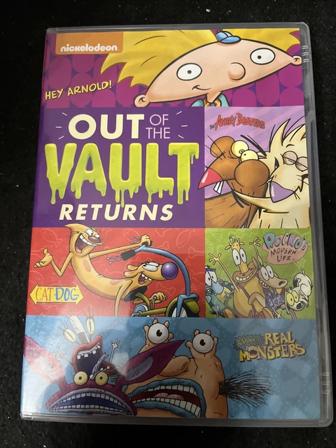 OUT OF THE VAULT RETURNS - Nickelodeon HEY ARNOLD/CAT DOG/ANGRY BEAVERS DVD