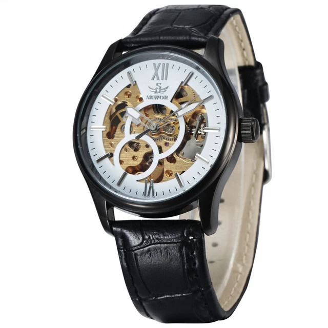 Orologio Meccanico Automatico Da Uomo Con Quadrato Scheletrato E Cinturino In Acciaio – Design Tourbillon 39mm - 4