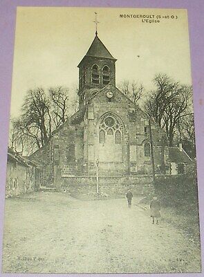 Carte postale village bocage l'eglise 1914 