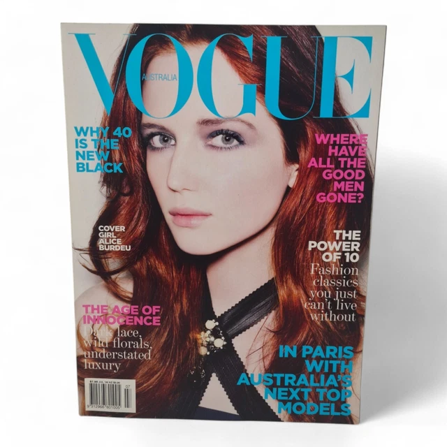VOGUE AUSTRALIA MAGAZINE July 2008 Alice Burdeu Cover